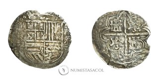 FELIPE II 1 REAL S/F SEVILLA (E1489)
