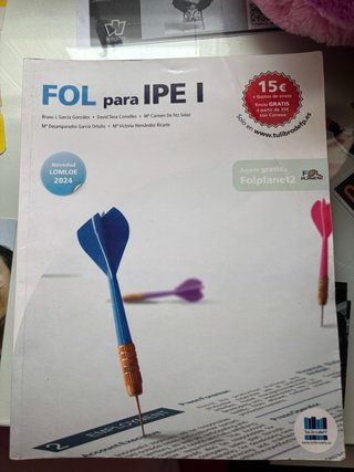 Libro IPE primer curso FP superior