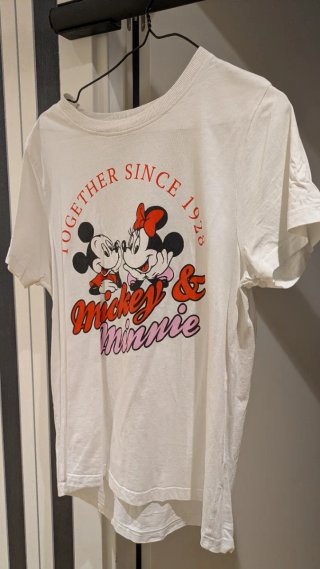 Camiseta Disney Mickey & Minnie Blanca
