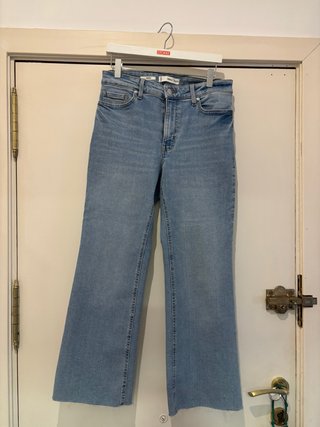 Pantalón Vaquero Mango Azul