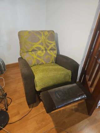 Sillón Relax Pedro Ortiz Marrón y Verde