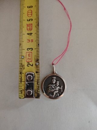 Medalla Plata Virgen del Carmen