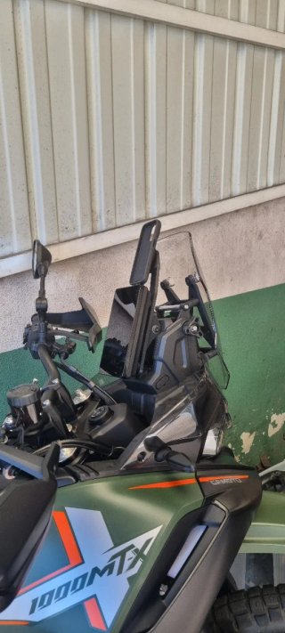 Cfmoto mtx suporte para sistema quadlock