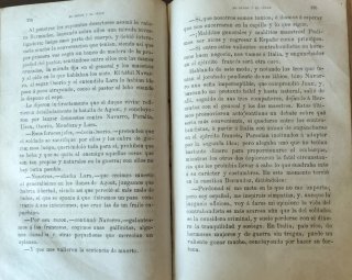 1884 libro El héroe y el César Vol ll Tapa piel