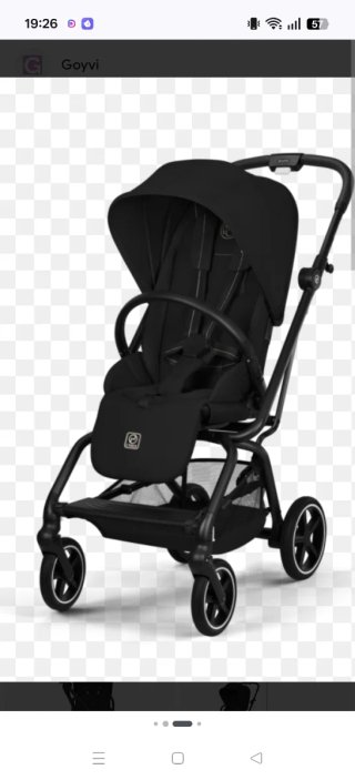 Silla de paseo Cybex EEZY twist 2 negra
