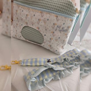 Neceser pañales y toallitas personalizado