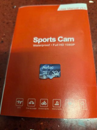 Cámara Deportiva 4K Negra
