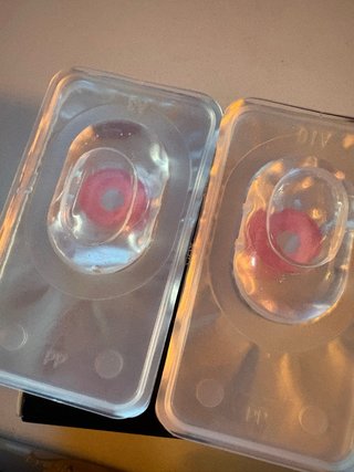 Lentillas de colores rosa