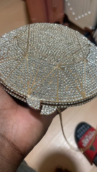 Mala de mão com cristais