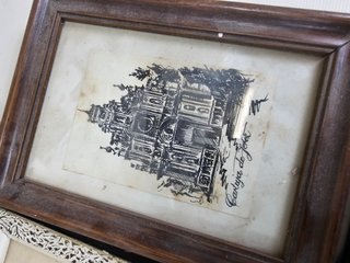 Lote 13 cuadros tinta china 1952