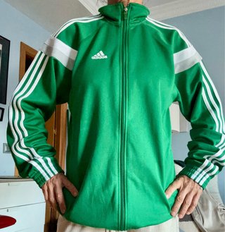 Chaqueta deportiva Adidas verde unisex