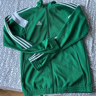 Chaqueta deportiva Adidas verde unisex