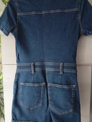 Mono vaquero corto azul