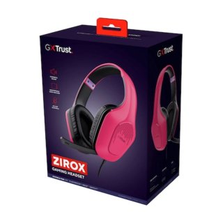 Auriculares Gaming Trust GXT Zirox Rosa