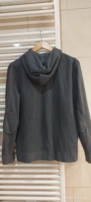Casaco com Capuz Massimo Dutti Cinzento