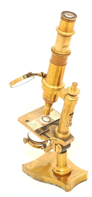 Microscopio antiguo Nachet (c.1870)