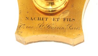 Microscopio antiguo Nachet (c.1870)