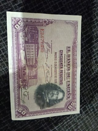 50 Pesetas Banco de España 1928