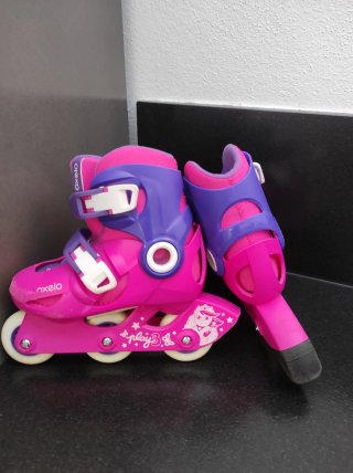 Patines Oxelo Ajustables con Set de Protecciones