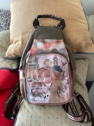 Mochila juvenil con estampado dulce