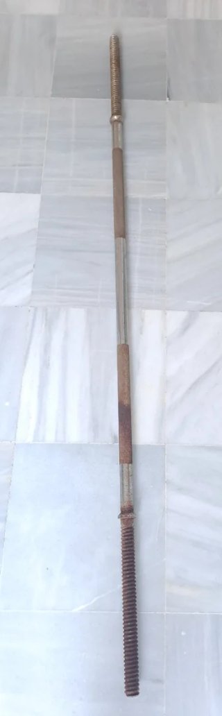 Barra de hierro para pesas