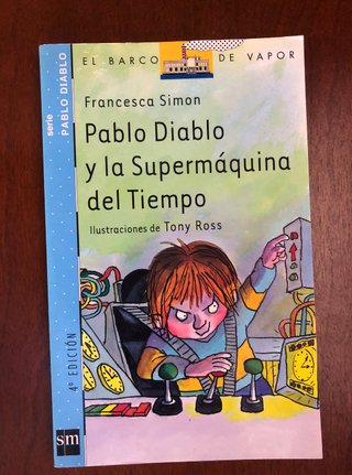 Libro Pablo Diablo y la supermáquina del tiempo
