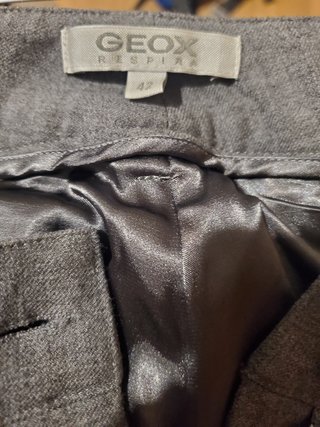 Pantalón vestir lana Geox gris