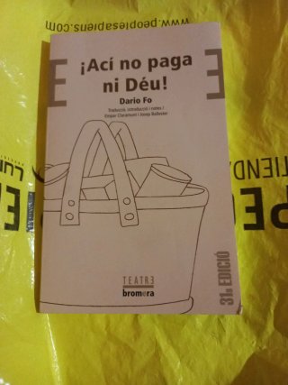 Libro ¡Ací no paga ni Déu! de Dario Fo