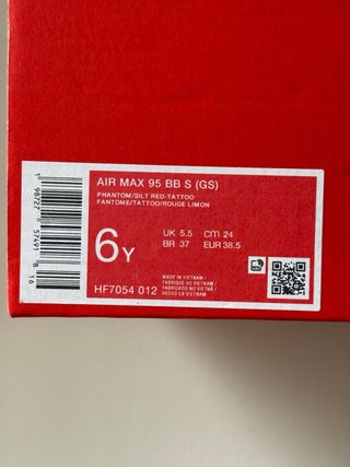 Nike Air Max 95 Big Bubble Phantom Silt Red
