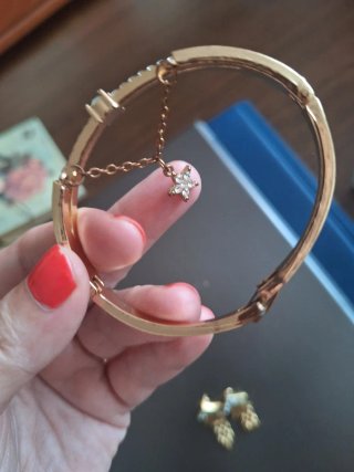 Set de Pulsera y Pendientes Vintage