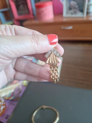 Set de Pulsera y Pendientes Vintage