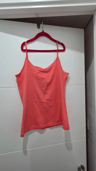 Lote Camisetas de tirantes rosa, verde y azul