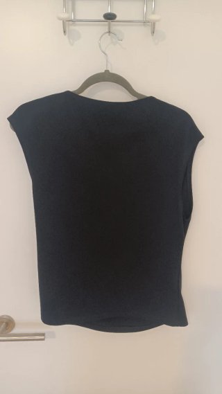 Camisa Negra Mango Talla S