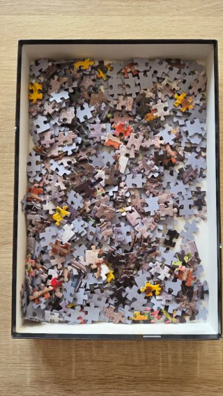 Puzzle Educa 500 piezas Bicicleta con flores