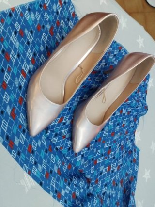 Zapatos de Tacón de Fiesta Dorados