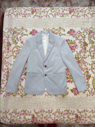 Chaqueta Americana Gris Claro