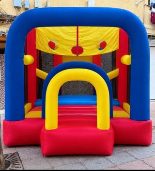 Castillo Hinchable Multicolor con Tobogán+ Turbina