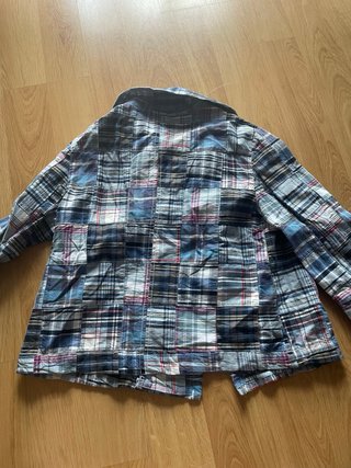 Camisa de cuadros estilo patchwork