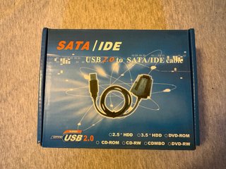 Adaptador USB 2.0 SATA/IDE – Nuevo