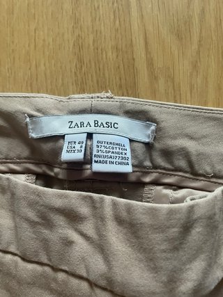 Pantalón Zara Beige