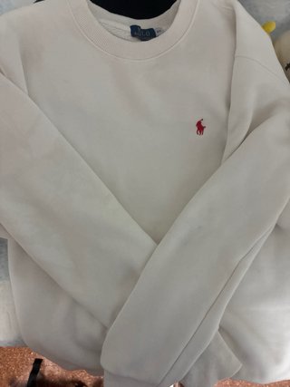 Sudadera Ralph Lauren Blanca