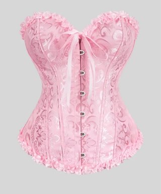 Corsé Rosa con Estampado