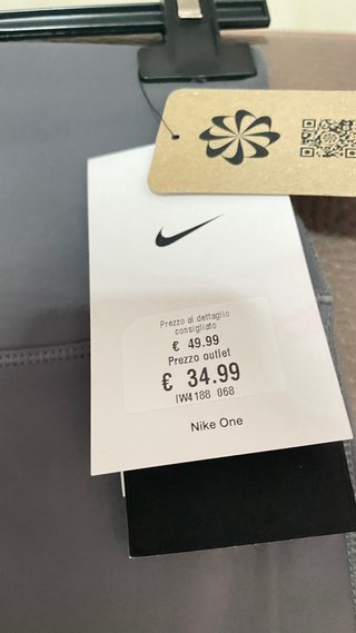 Leggings Nike Grigi