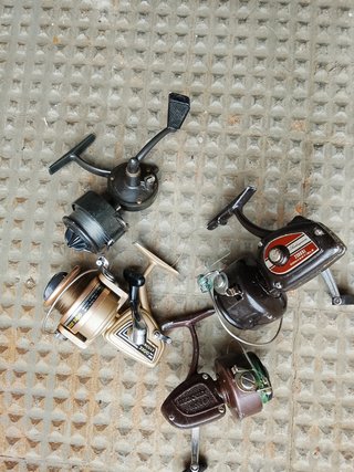 Cañas de pescar y carrete