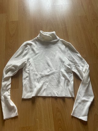 Jersey Crop Top Blanco Lefties Talla XL