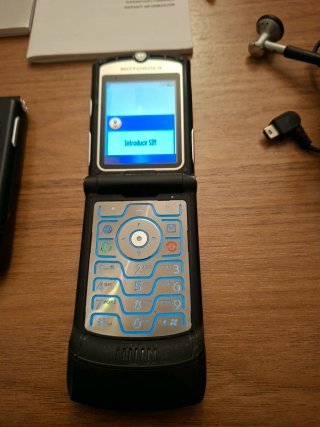 Motorola RAZR V3 Negro/Plateado