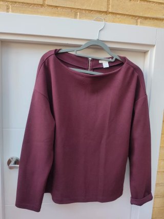 Jersey granate H&M talla S