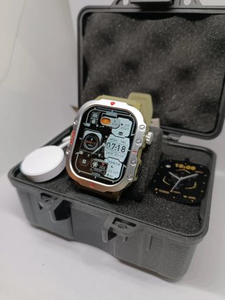 Smartwatch Laxasfitsmart Militar Verde/Plata