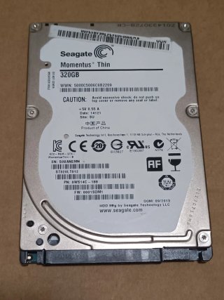 Disco Duro Seagate 320GB Momentus Thin