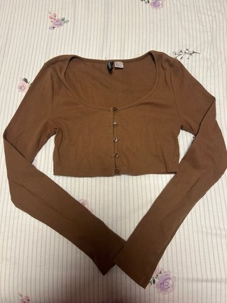 Top marrón H&M